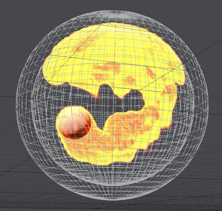 Using a sphere for a TFD container