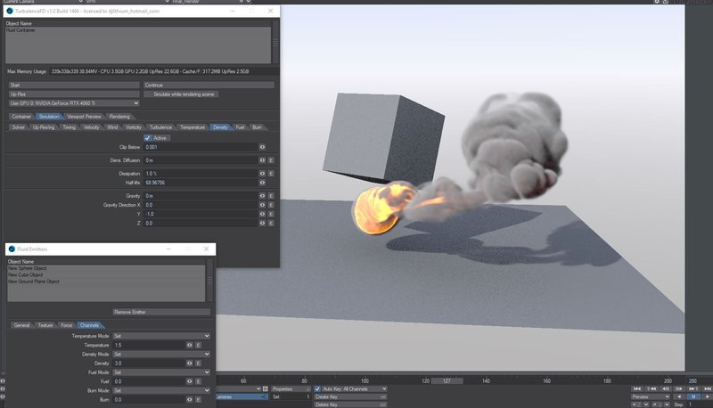 Resim with more Density Emission and Lower Dissipation